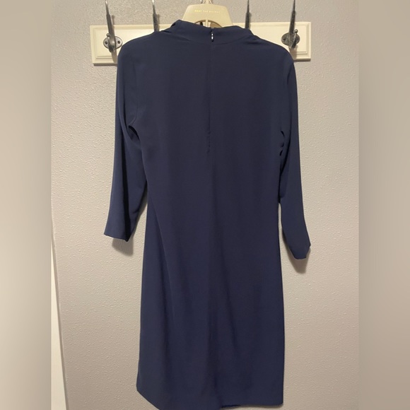 Dark blue H&M long sleeve dress size 6. Lightly worn. - Picture 3 of 5